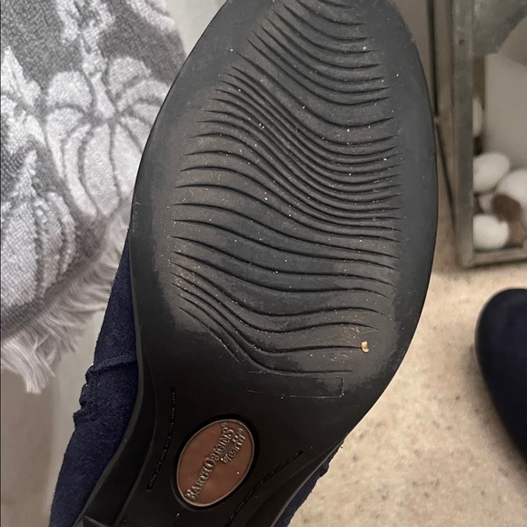 Earth Origins Dark Blue Ankle Booties with Tassel - Picture 8 of 8